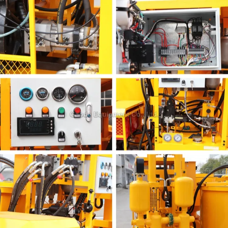 Gaodetec GGP400/700/80DPL-D High Pressure Diesel Engine Grouting Injection Plant for Sale
